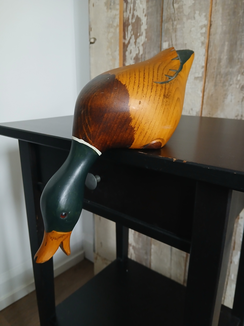 Wooden Mallard Duck Décor